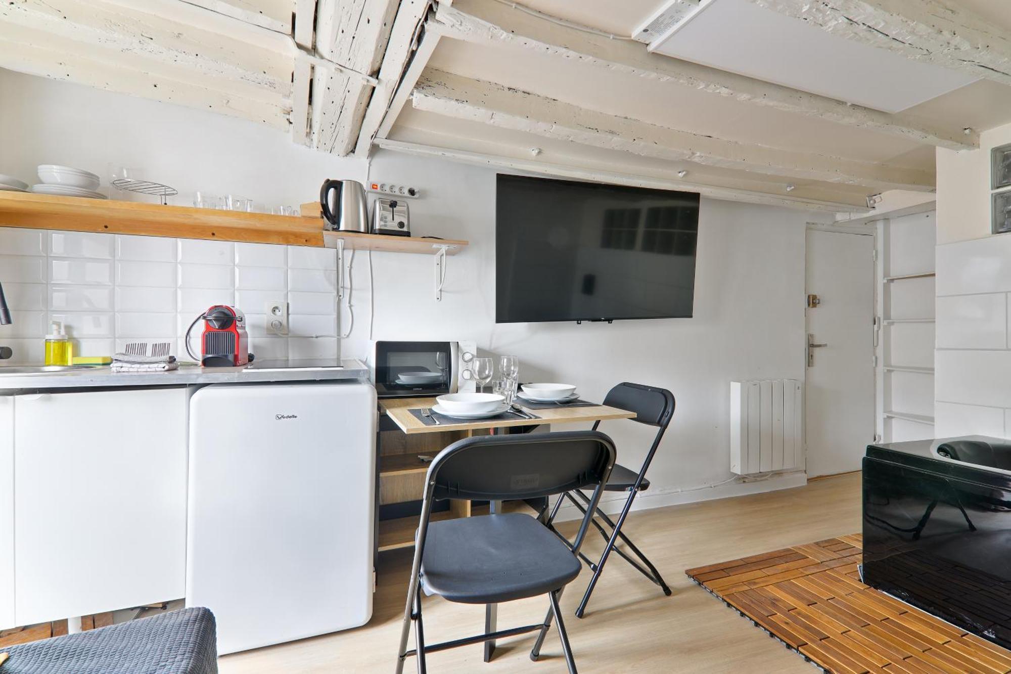 Studio Appartement Quartier Saint-Michel Notre-Dame 3 Free Netflix Παρίσι Εξωτερικό φωτογραφία